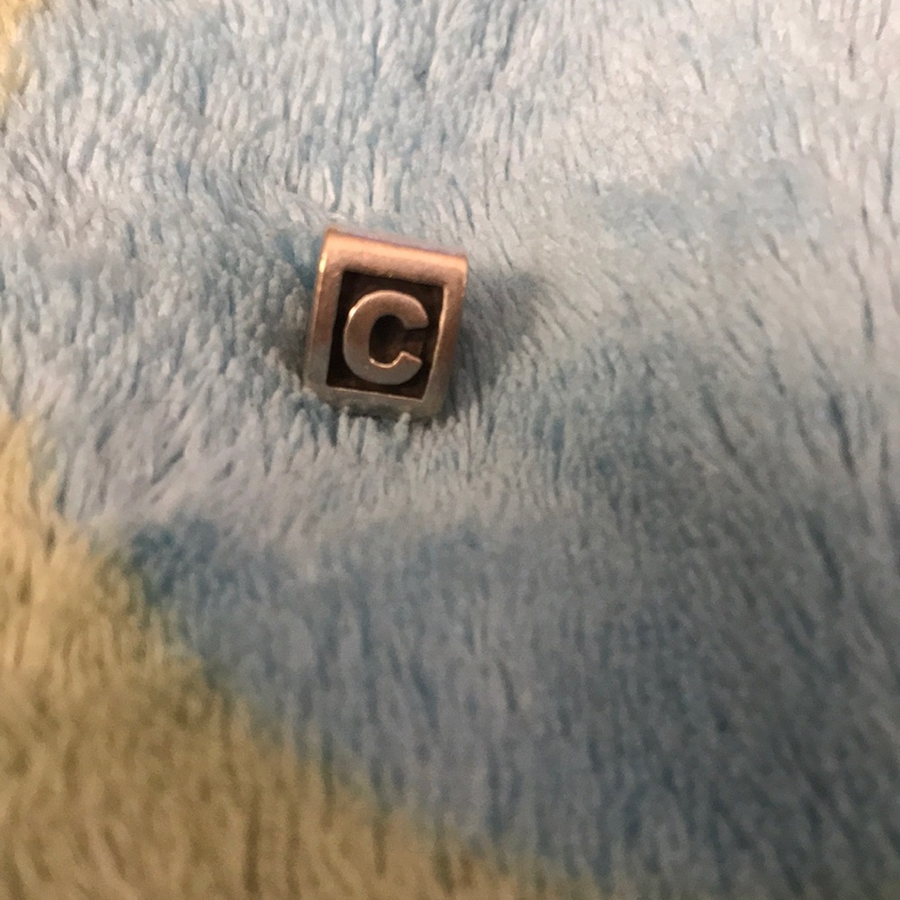 Pandora Sterling Silver “C” initial Charm
